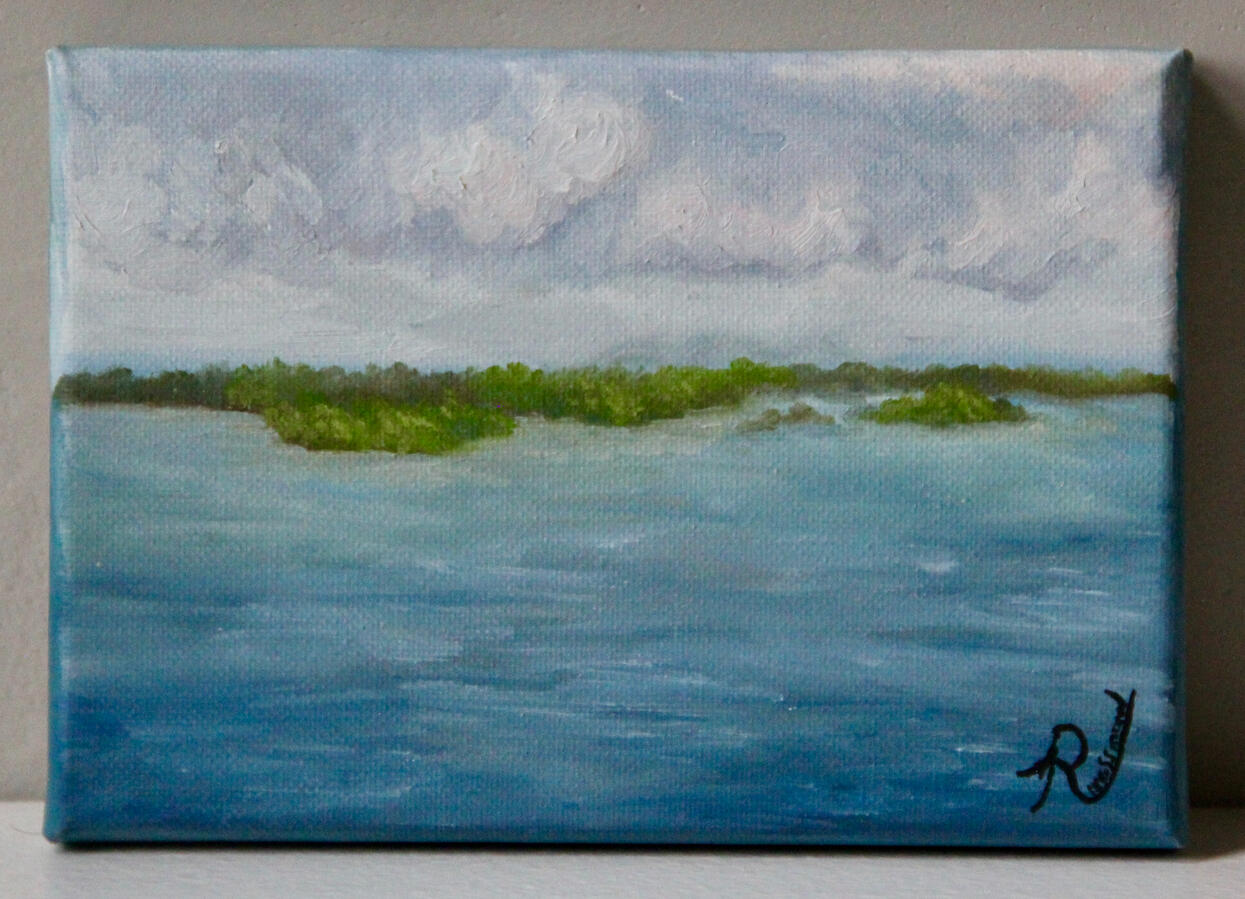 Off the Coast 5 x 7- $47